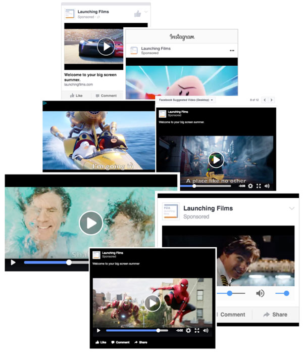 Launching Films posters