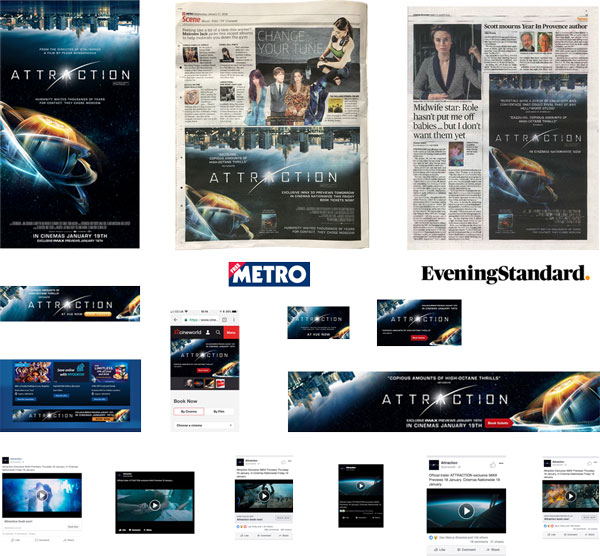 Attraction video posters